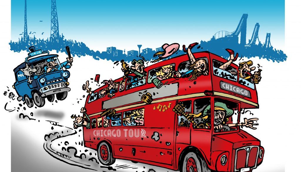 Chicago tour bussi double decker andy