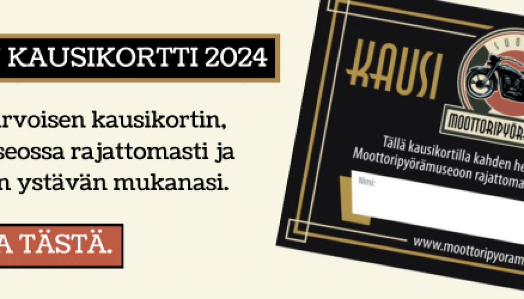 Tilaa museon kausikortti 2024